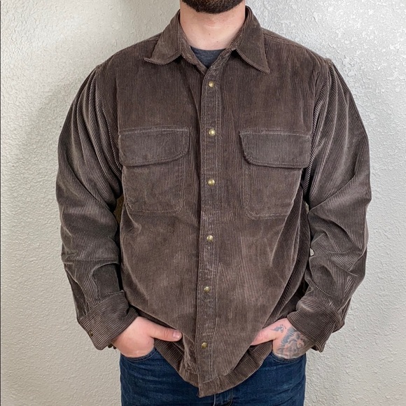 Cabela's Other - Cabelas Corduroy thermal lined button down shirt
